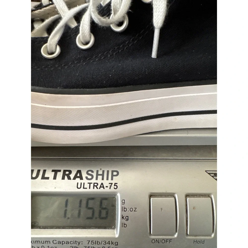 Converse Chuck Taylor All Star Lift Hi Women 7.5 Black Platform Sneakers Grunge